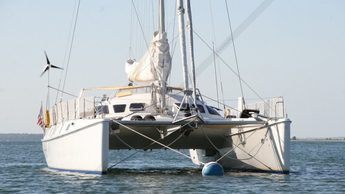 Catamaran Charter Italy Northern Sicily Aeolian Egadi Central Tyrrhenian Greece Dodecanese Italy South Sardinia North Sardinia Tuscany Outremer 55 Light Blue Catamaran Charter